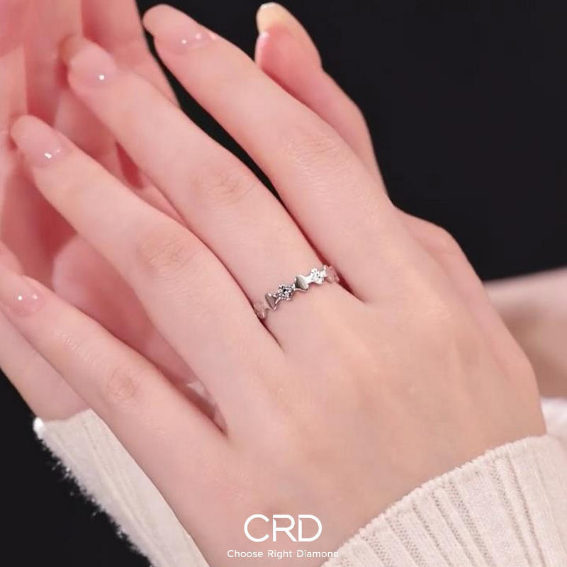 CRD铂金戒指|就用这枚漂亮戒指，自己宠自己吧